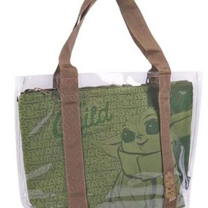 Bolso con Asas – The Mandalorian: Baby Yoda Green