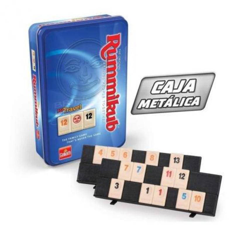 Juego rummikub travel caja metalica