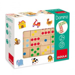 Domino madera con bolsa 28 pzas.